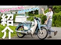 【カスタム紹介】スーパーカブC125のカスタムを大披露！バイク女子　ホンダ　110