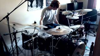Darkshines (drums only) - MUSE Drum Cover (with Mics)