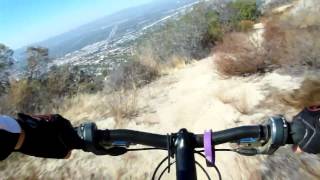 Mountain Biking Downhill Singletrack - Glendale to Burbank - Verdugo Mountains