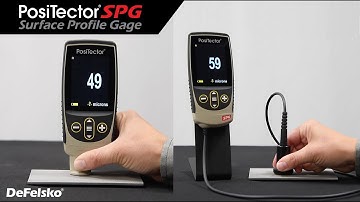 How to Measure Surface Profile with PosiTector SPG Digital Depth Micrometers