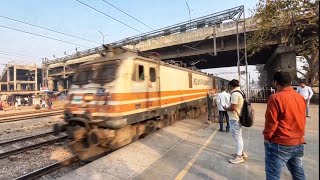 Dangerous 😨160 kmph Gatiman Express attacks Palwal - India's 2nd FASTEST Train- Indian Railways