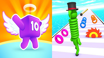 Satisfying Mobile Games ALL LEVELS Viral Tiktok Games Level Up Numbers VS Long Neck Run