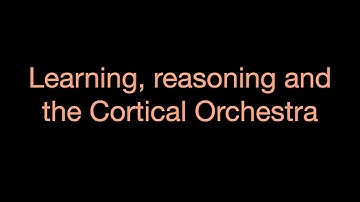 Learning, reasoning and the Cortical Orchestra - @SimulationSeries
