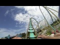 Kraken at SeaWorld Orlando Roller Coaster FULL 60fps Front Row POV 2016 GoPro Version