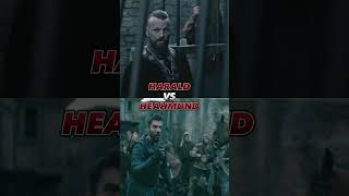 King Harald Vs Bishop Heahmund | #vikings #shorts