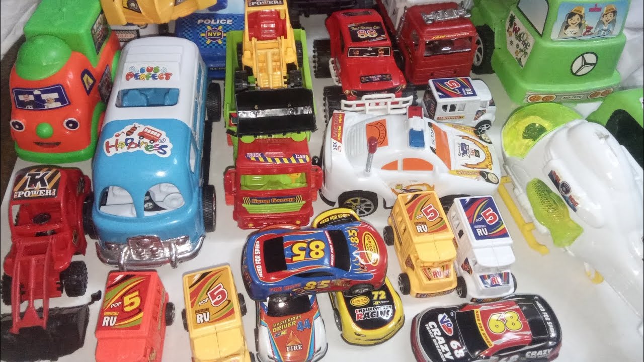 Toys ASMR Unboxing Satisfying New HD Video Car Bus Truck