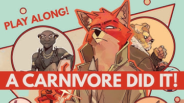 A Carnivore Did It! | Solo Board Game Tutorial and Playthrough (Review copy provided)