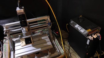 Running an Endurance 10 watt DPSS laser on a CNC 3018 machine. Compatible with SainSmart Genmitsu.