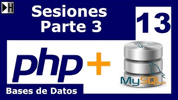 Sesiones en PHP con MySQL Parte 3