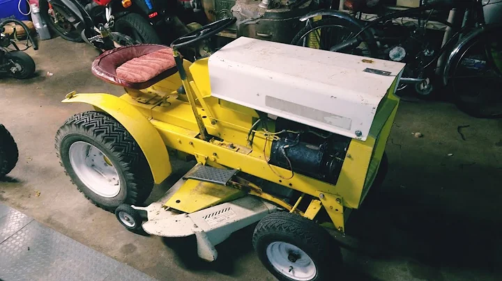 1961 "Original" IH Cub Cadet Garden Tractor 7hp Model 70: Tinkering Around In The Garage