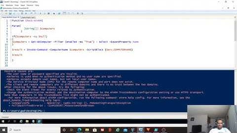 PowerShell to get WinRM status of computers - Tutorial 2
