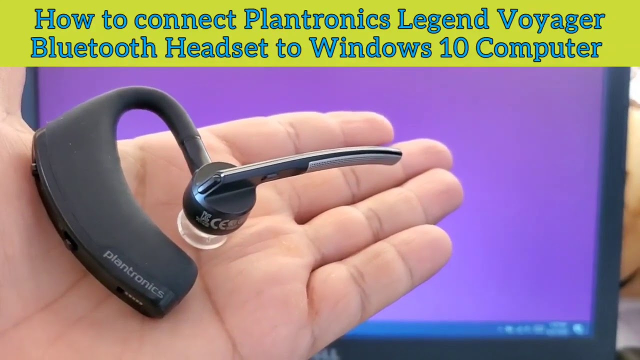 plantronics voyager legend pairing to laptop