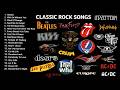 Aerosmith, Queen, AC/DC, Bon Jovi, Metallica, Nirvana 🔥 Classic Rock Songs 70s 80s 90s Full Album