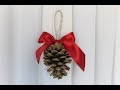 Christmas Ornament DIY, Pine cone