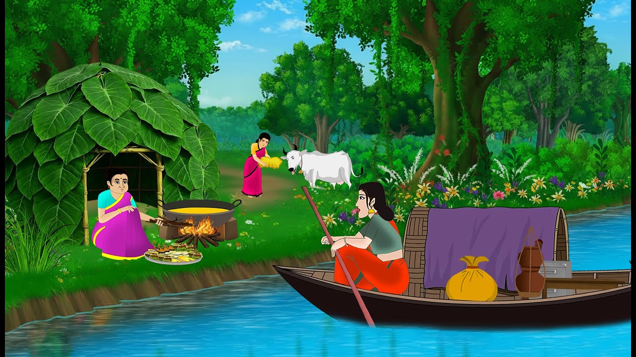 तीन बहू का एक दिन का घर | Hindi Story | Hindi Kahaniya | Moral Stories | cartoon story