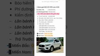 Giá Khuyến Mại MG ZS còn hơn 400 tí thôi, hạng B rẻ lắm #mgzs #mg #giaxeviet
