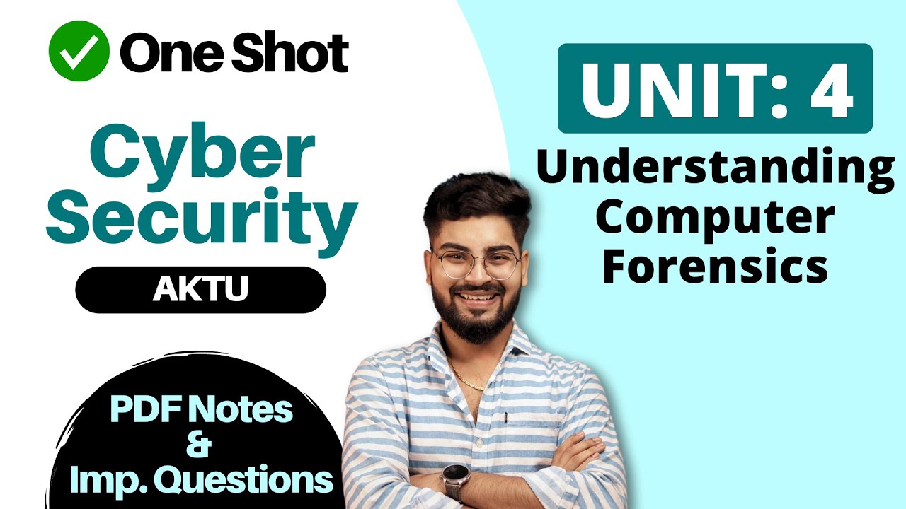 Cyber Security Unit 4 One Shot ✅ BTech 2nd Year 🔥 AKTU PDF Notes, Important Questions & PYQs