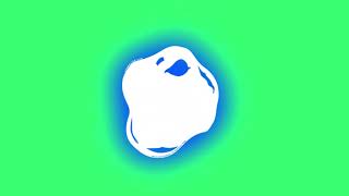 Morphing Liquid Shape Loop on Green Screen | Abstract Blue Glow Motion Graphics