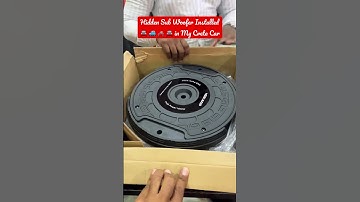Hidden Sub Woofer Installed in My Creta Car #creta #hyundai #audio