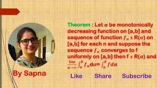 Uniform Convergence and Integration | by Sapna |@billionaireicon3311