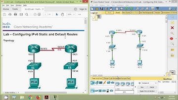 2.2.4.5 Lab - Configuring IPv6 Static and Default Routes