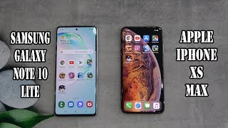 Samsung Galaxy Note 10 Lite vs iPhone XS max | SpeedTest and Camera comparison