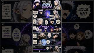 💀 Gojo Tries Explaining Infinity To Frieren…