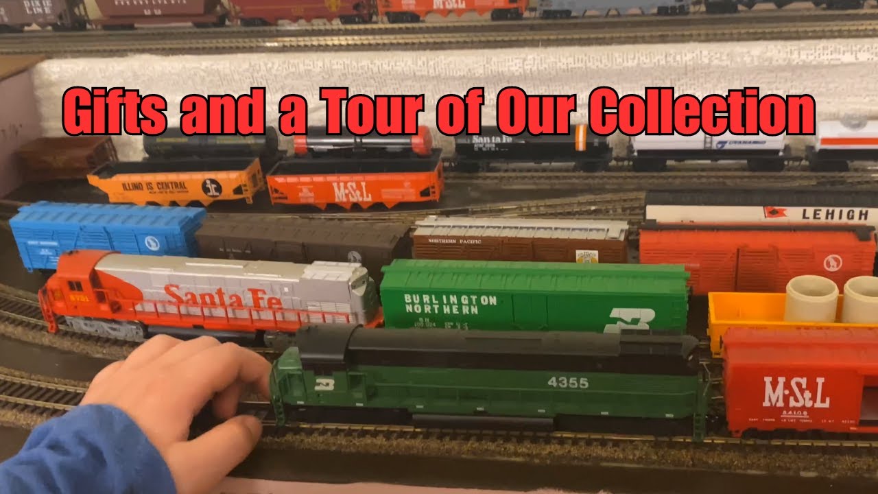 Gifts and a Tour of Our Model Train Collection YouTube