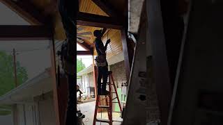 Installing Tongue And Groove Board In A Arizona Room #tiles #construction #renovation