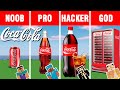 Minecraft NOOB vs PRO vs HACKER vs GOD: COCA-COLA BUILD CHALLENGE in Minecraft / Animation