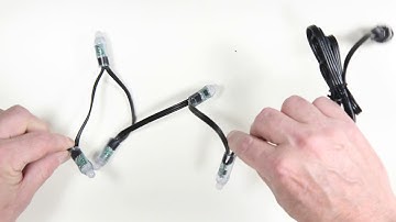 Peace Stake RGB LED Pixel Node Strings with Extensions