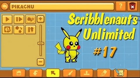 Scribblenauts Unlimited Wii U 17 Making Pikachu in the Object Editor
