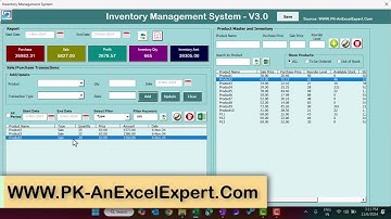 Inventory Management System V3.0 in Excel