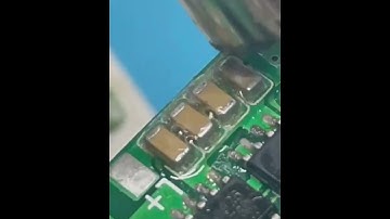 Desoldering capacitor #JLCPCB #capacitor #electronic #shorts