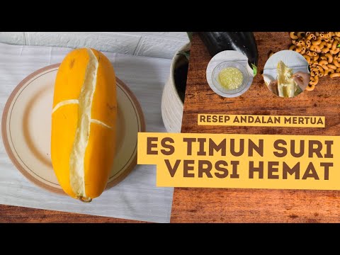 Resep Timun Suri Sirup