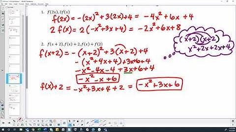 Math 1050 1-4 video 1 Combining Functions