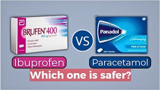 Ibuprofen vs Paracetamol ⚠️ Which Painkiller Is Safer? | Health Tip in 60 Seconds!