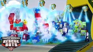 Dinobots Takeoff! 🦖🚁 | Transformers Rescue Bots | Cartoons for Kids | Transformers Kids