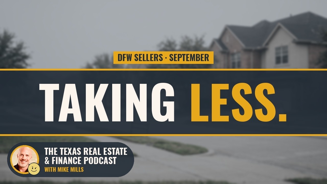 DFW Housing Market: Sellers Got 93.9% of Asking in September