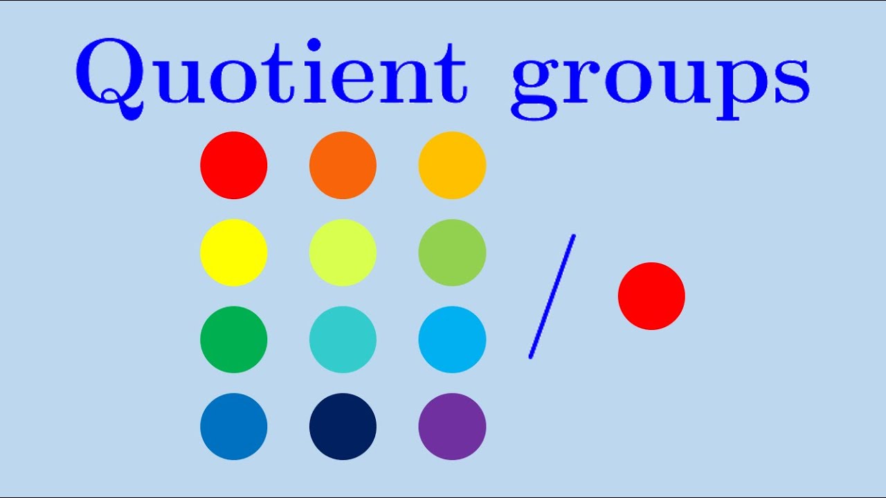 representation of quotient group