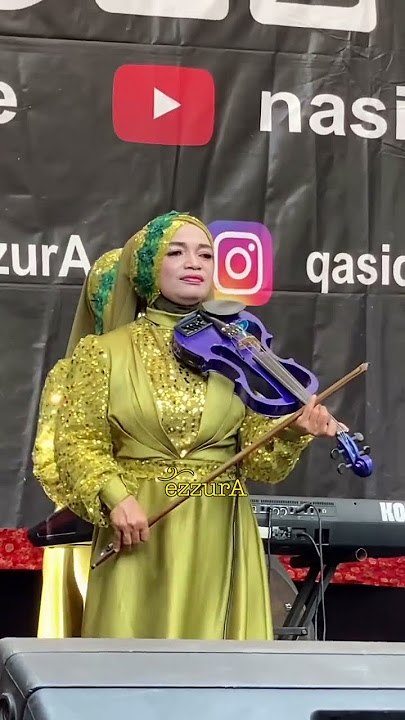 Mba waliyah violis el hawa ikut show ezzura!! #qasidah #ezzura