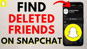 How to Find Deleted Friends on Snapchat - See Removed Snapchat Friends