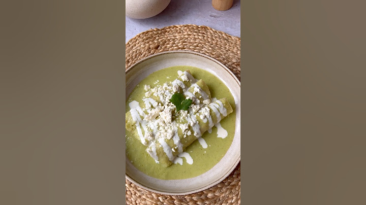 Enchiladas Verdes receta