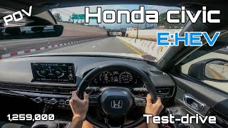 2024 Honda Civic RS E:HEV Test Drive (2.7K POV) | Acceleration