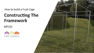 How To Build Fruit Cage | Constructing The Framework | MFC02