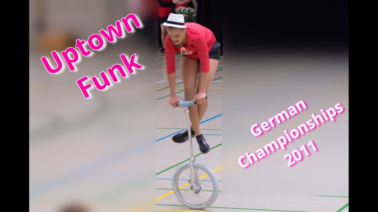 Uptown Funk Unicycle Performance German Championships 2015 YouTube