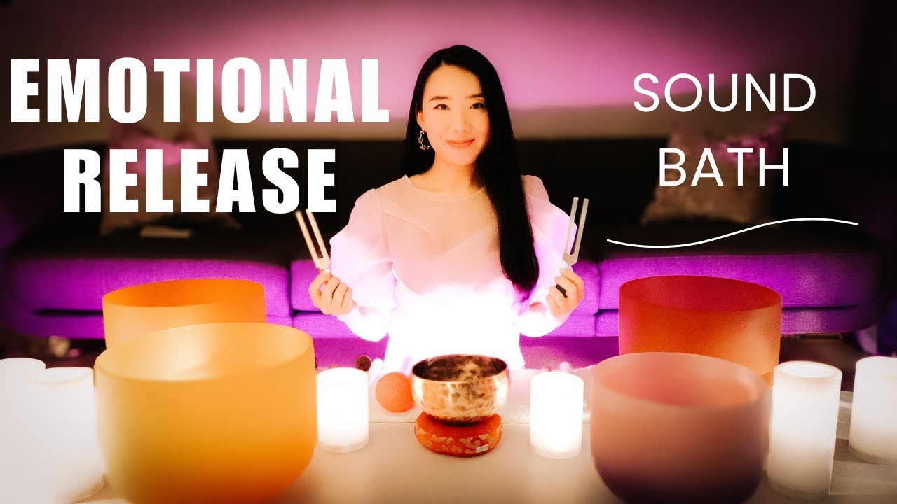 Heart Chakra Healing Sound Bath | Release Negative Emotions & Deep ...