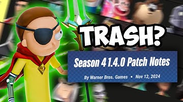 Veriflied Reacts to MultiVersus Season 4.. (Patch 1.4.0 High Level Morty Nubia Gameplay)