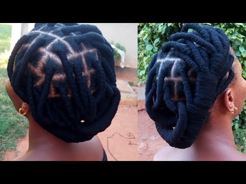 African Threading Hairstyle | Lolade Fashola - YouTube