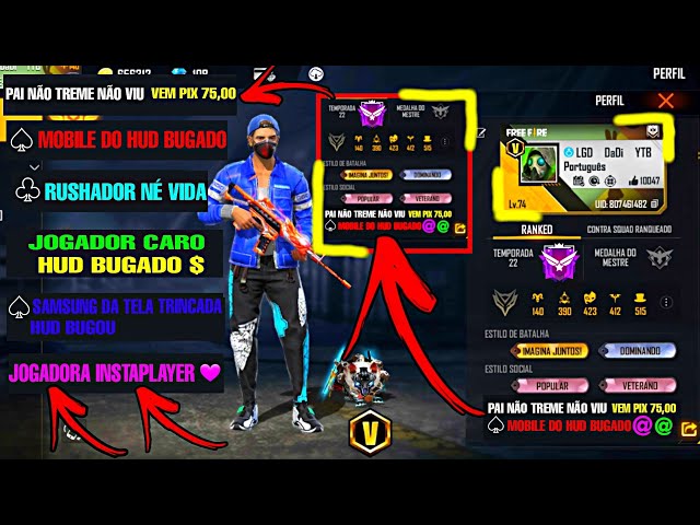 OS MELHORES CÓDIGOS PARA ASSINATURA DE PERFIL DO FREE FIRE!! 